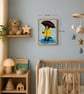 Original Acrylic Painting on Mounted 15cm x 20cm Canvas - Image 3