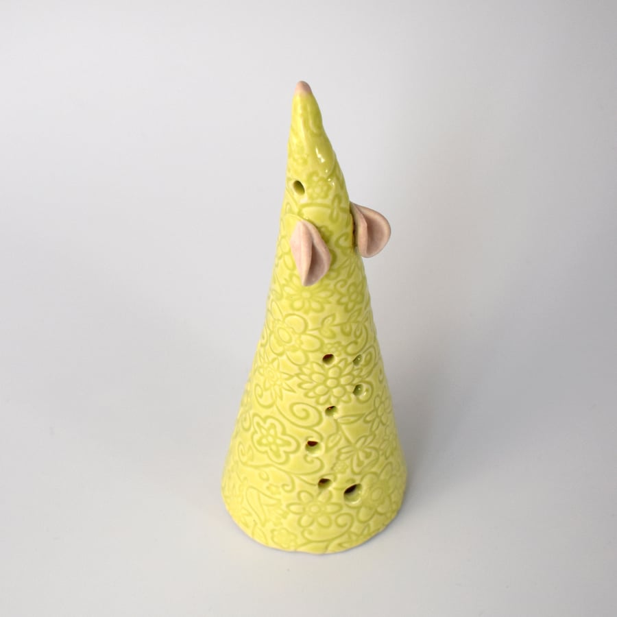 19-161 Tea light cover mouse rat (Free UK postage)