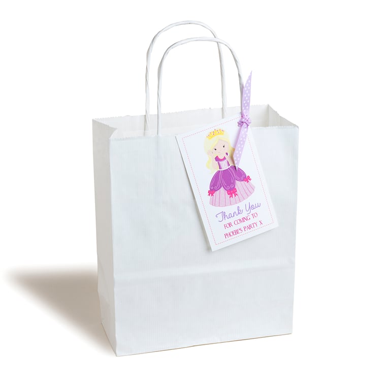 Personalised Princess Party Bags - pack of 6