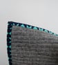 Modern patchwork zipped cushion cover - Image 5