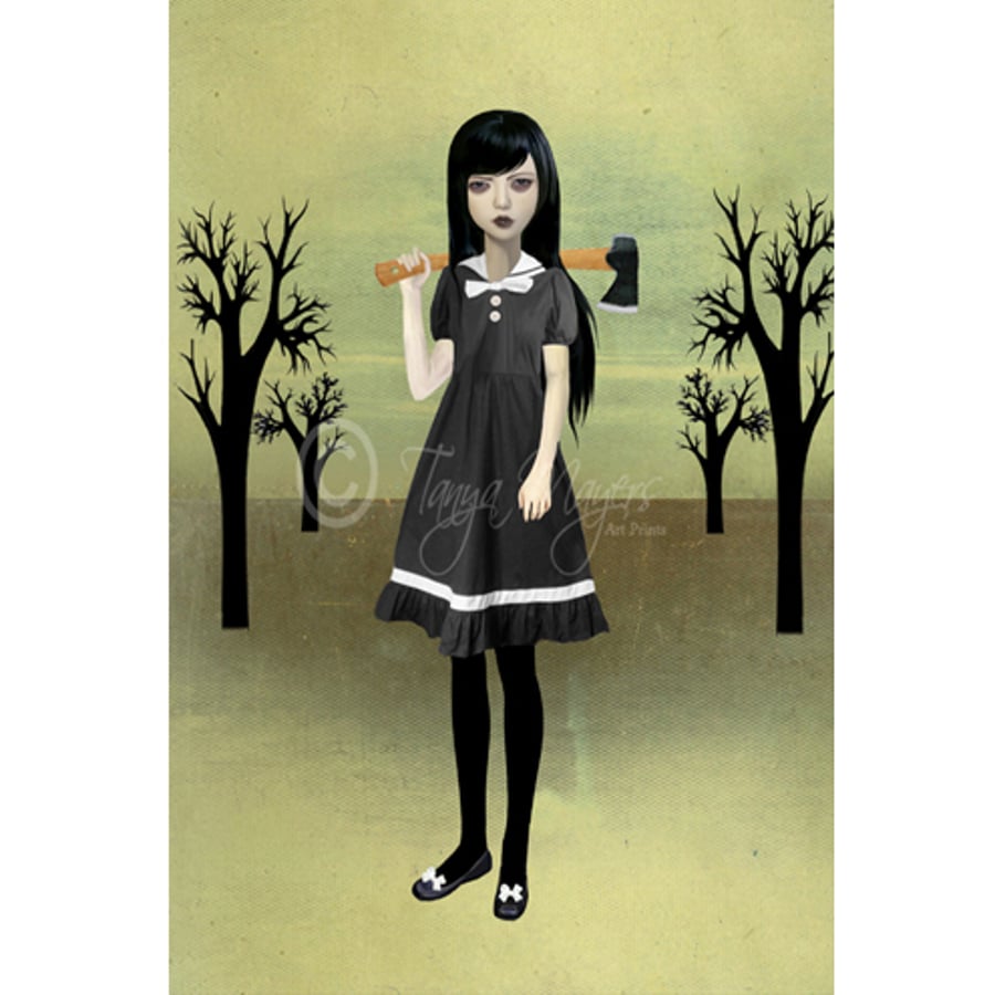 Gothic Art Print Spite