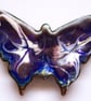 large butterfly - scrolled dark blue - Image 1