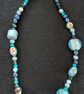 Beaded Blue Sea Necklace 