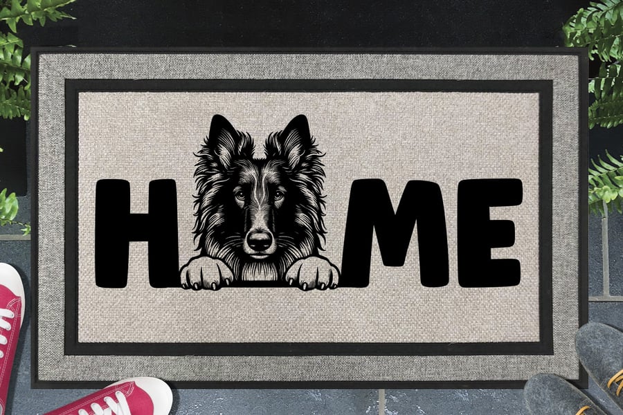 Belgian Groenendael Home Door Mat No.1 - All Weather Welcome Mat - 45x70cm 