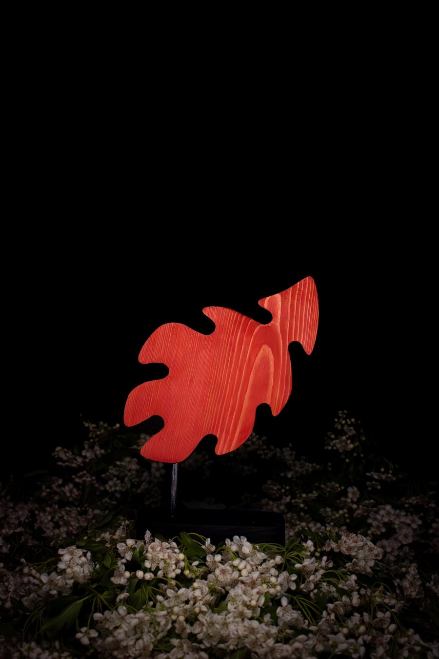 "Ignition" - abstract wooden sculpture 