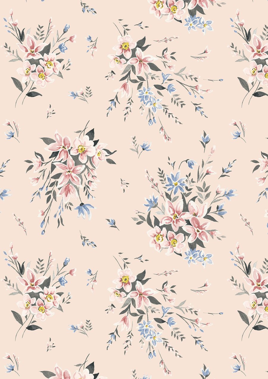 Liberty Fabric Winterbourne Collection - Winterbourne Bouquet