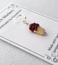 Tiny Glass Ice Cream Stitch Marker - Chocolate - Image 4