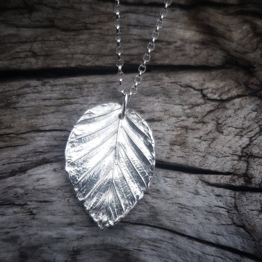 Beech leaf Necklace