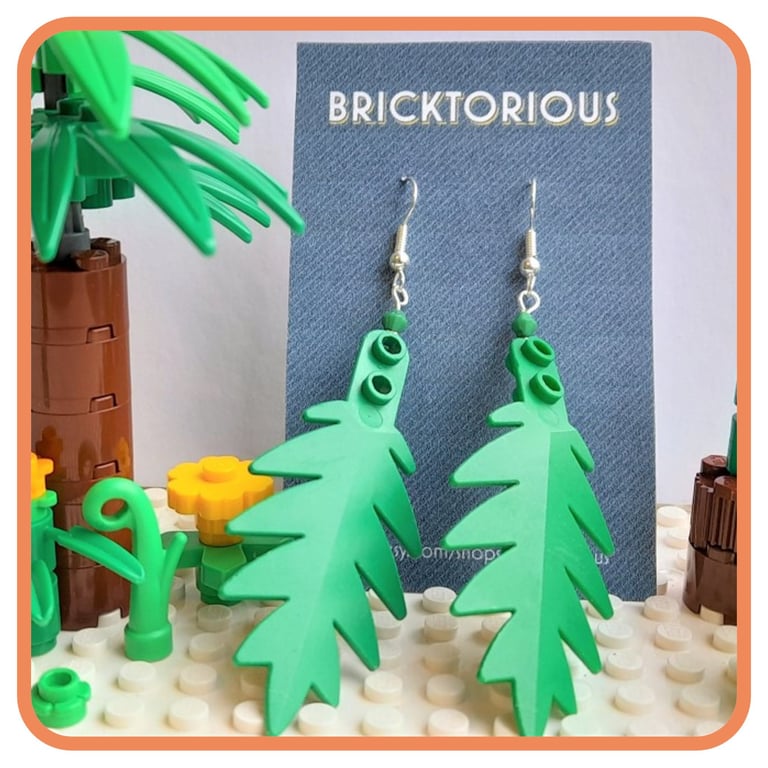 Lego Jungle Leaves Earrings