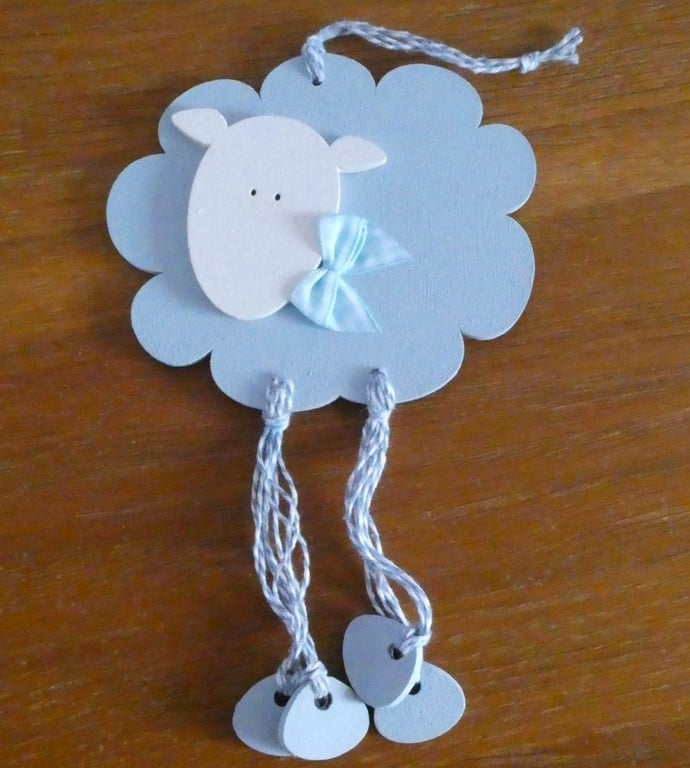 Sheep Decoration - Blue