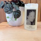Personalised Memorial Photo Candle - a glowing tribute that lasts a lifetime