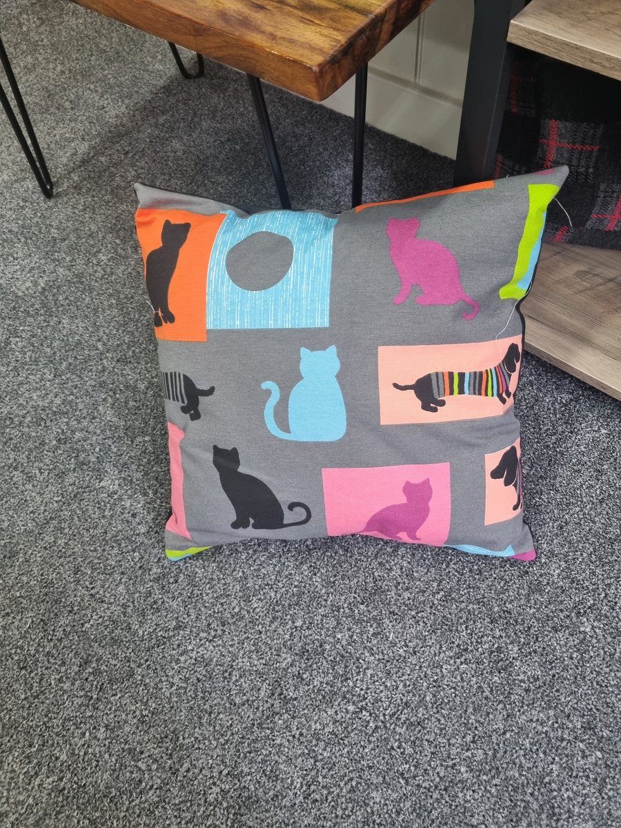 Cat design cushion
