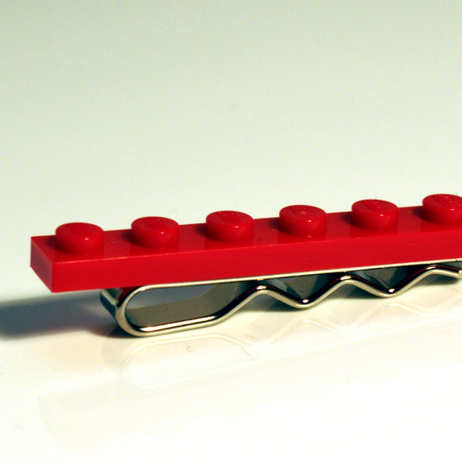 Red Lego Tie Bar