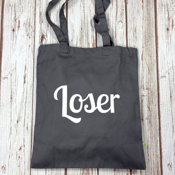 Loser Shopper Organic Cotton Bag Tote