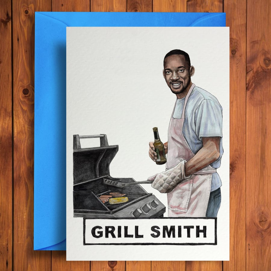 Grill Smith - Funny Birthday Card