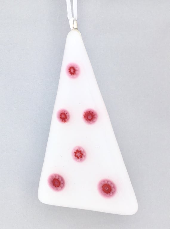 Murini Christmas Glass Tree Decoration 