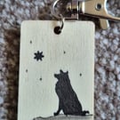 Dog keyrings hand drawn