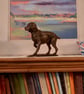 Small Standing Spaniel Animal Statue Small Bronze Resin Sculpture - Image 9