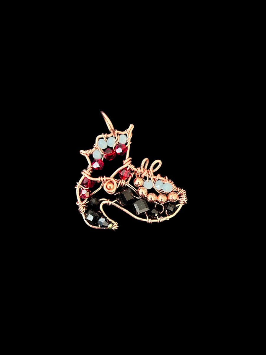 Boot Lovers - Cute Copper Crystal Boot Pendant Necklace 