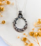 Recycled Silver Ocean-Inspired Pendant - Recycled Fine Silver Fish Necklace - Image 5