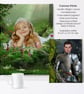Woodland Clearing, Fantasy Fairy Portrait custom photo art - Image 7
