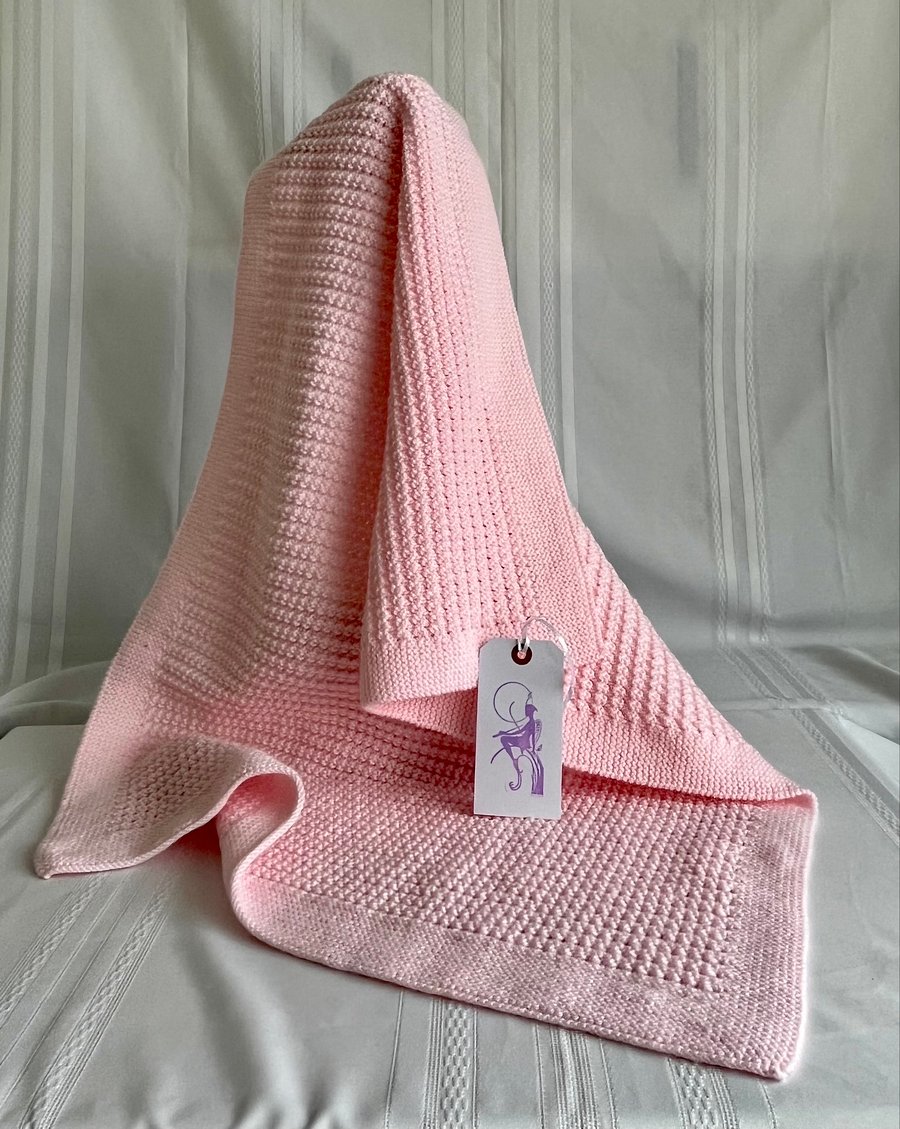 Handmade Knitted Baby Blanket 