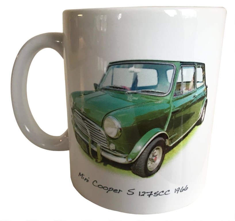 Mini Cooper S 1275cc 1966 - 11oz Ceramic Mug for the Classic Mini fan
