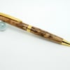 Streamline pen dressed in Spalted Elm