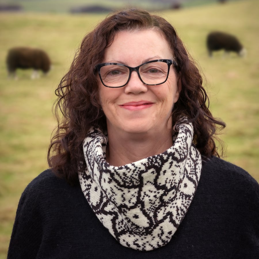 Sheep Lambswool Cowl. Knitted snood. Christmas gift.