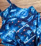Handmade Children's Apron, Small Apron, Coloured Dolphin Design 3-5 yrs-CAPR15