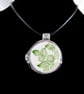 PENDANT BROKEN CUT CHINA CERAMIC NECKLACE - Image 1