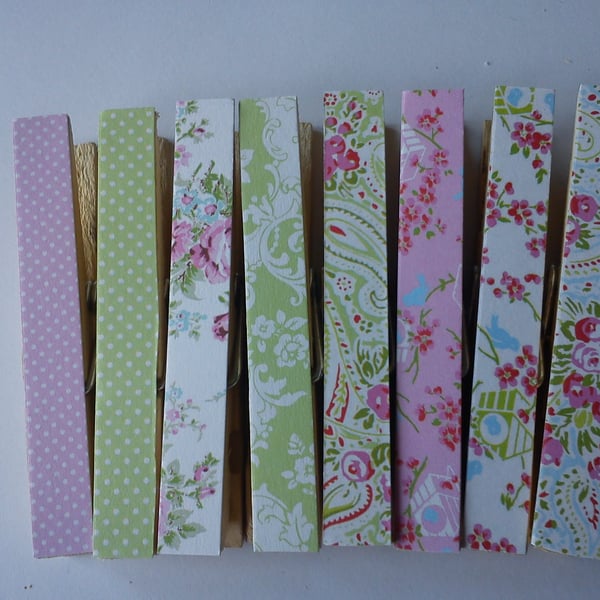 Rose spot variety magnetic pegs fridge magnets memo peg shabby chic