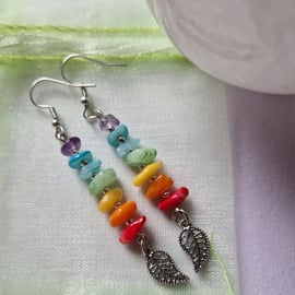 Chakra earrings