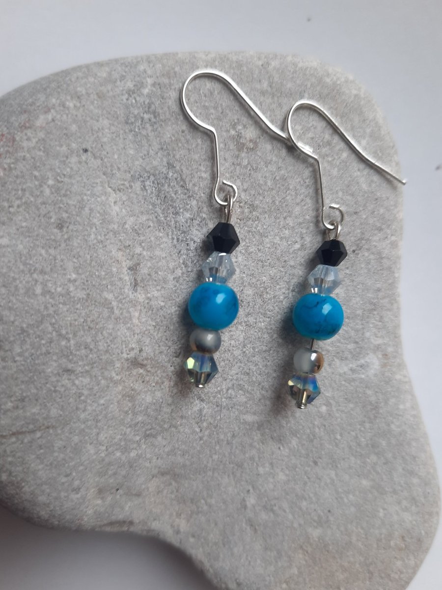 Beaded Dangle earrings 