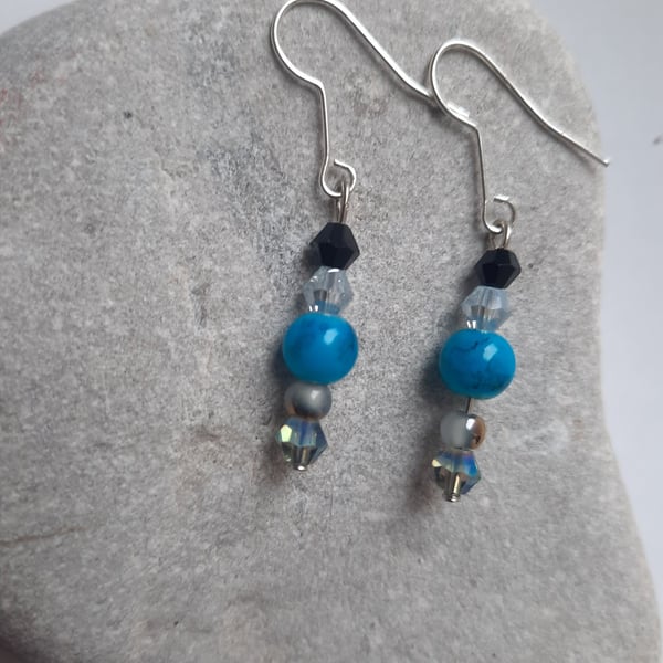 Beaded Dangle earrings 