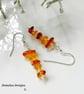 Baltic Amber 925 Sterling Silver Earrings - Image 4