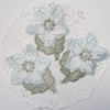 3 Sew On Flowers