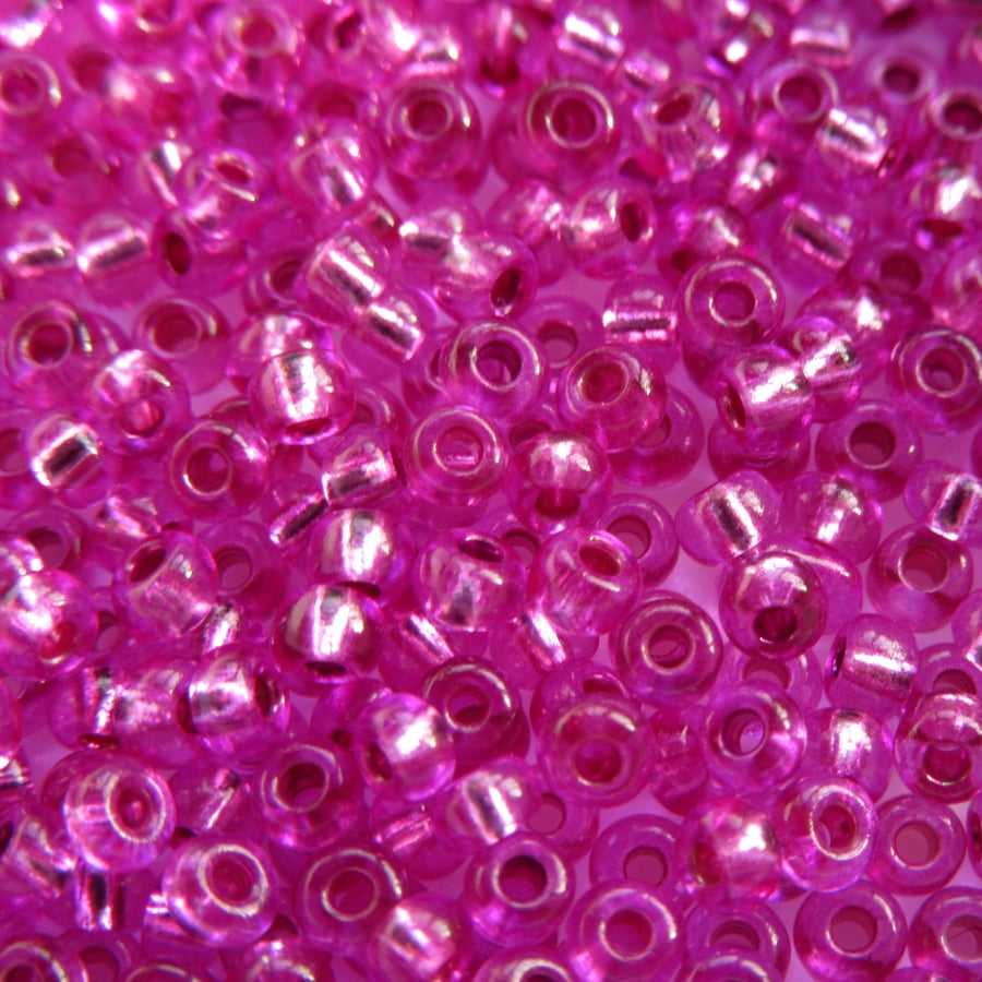 Pink Seed Beads