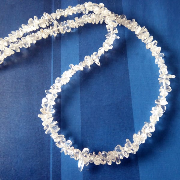 Add some sparkle with this beautiful handmade Gemstone Frost Necklace