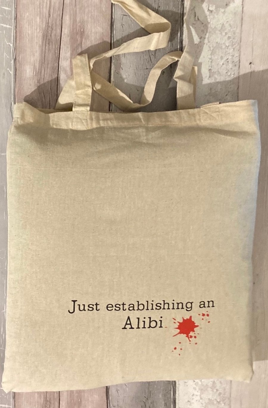 Establishing an alibi reusable bag 