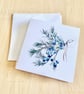 Watercolour Winter Botanicals Christmas Cards with envelopes - Quantity options - Image 3