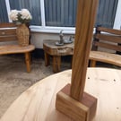 WOODEN OAK & MAHOGANY MALLET