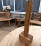 WOODEN OAK & MAHOGANY MALLET - Image 1