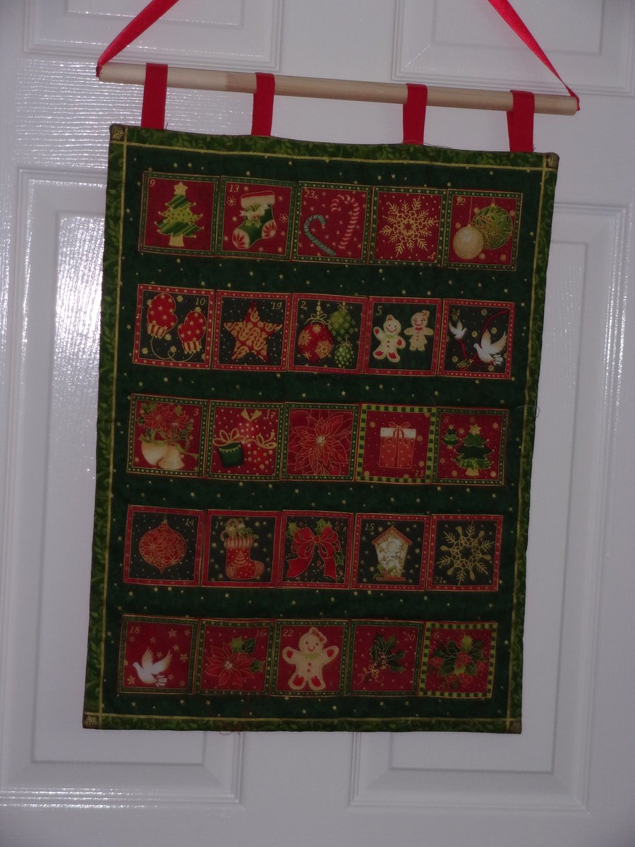 Christmas Treats Fabric Advent Calendar