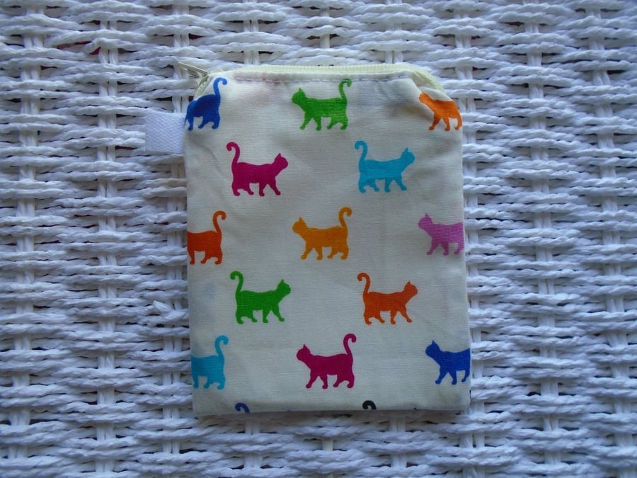 Cats Coin Purse or Card Holder 