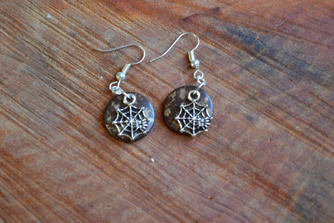 Spider earrings