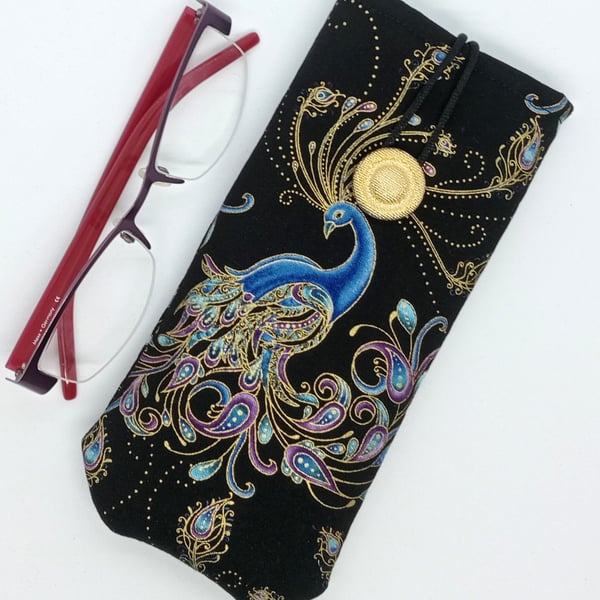 Peacock glasses case 46LF