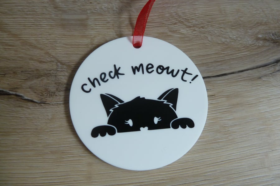 check meowt cat hanger