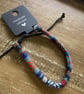 Handmade Multicolor Woven Cord Adjustable Bracelet