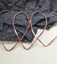 V Shape Rigid Copper Torc Collar Bib Necklace in 3 Sizes - Image 2